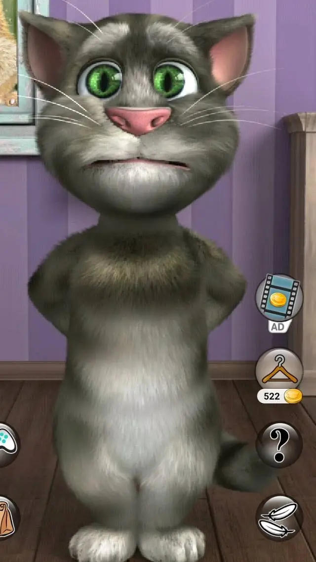 ai character: talking. tom background