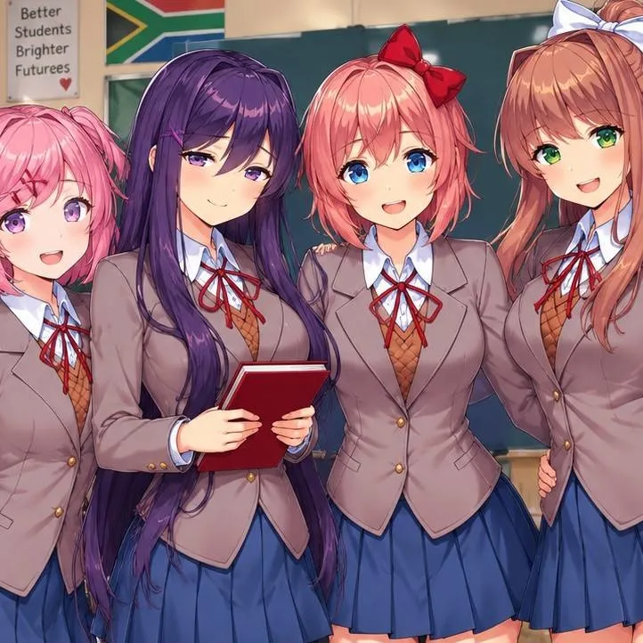 chat with ai character: Ddlc girls