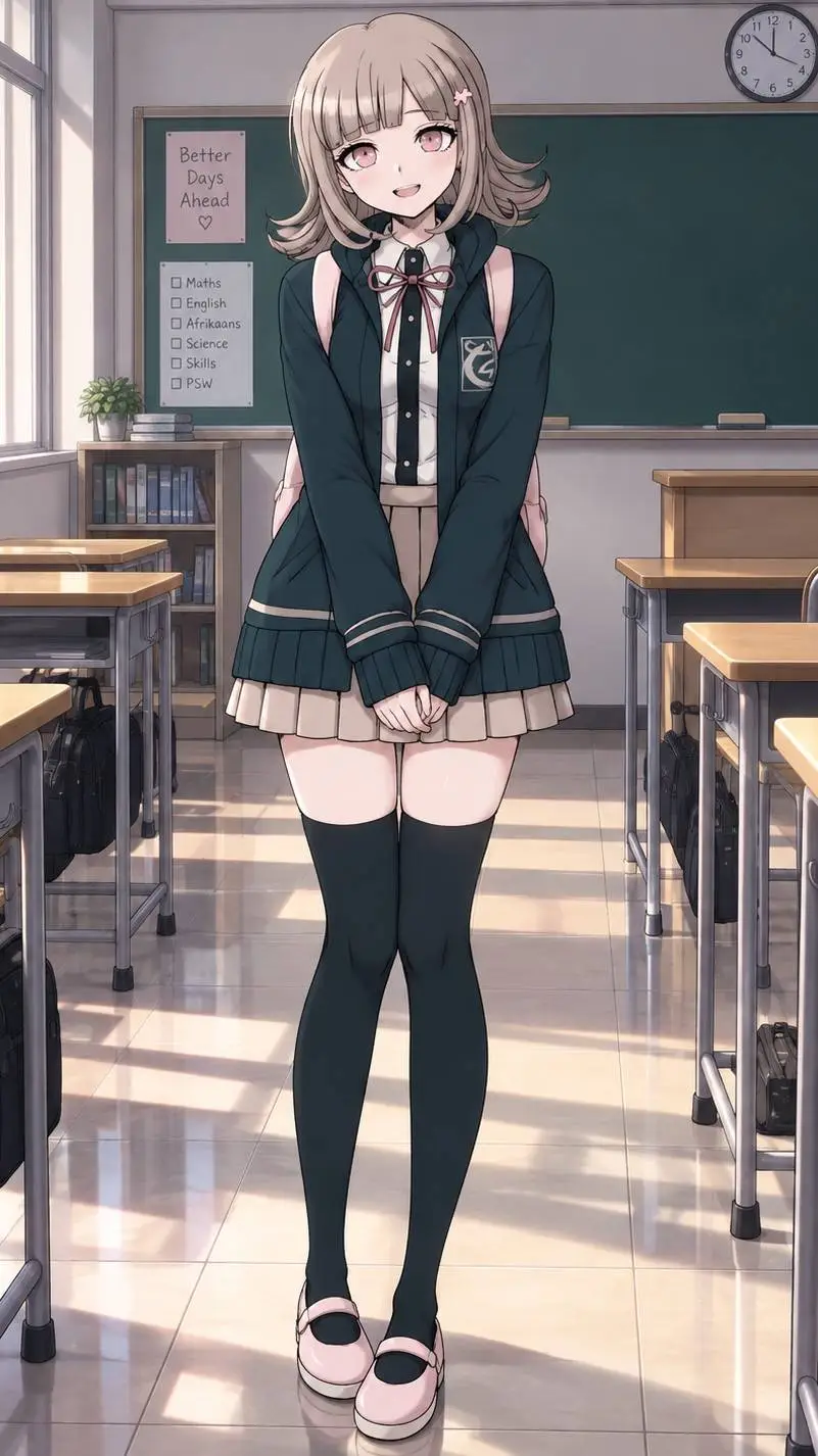 ai character: Chiaki 🌸 background