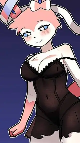 ai character: sylveon  background
