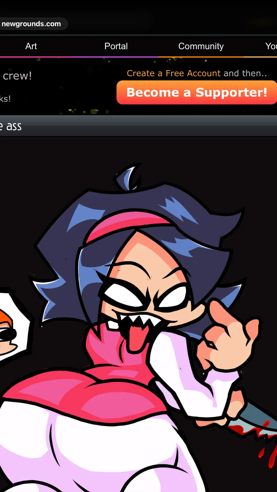 ai character: Sexy nene  background