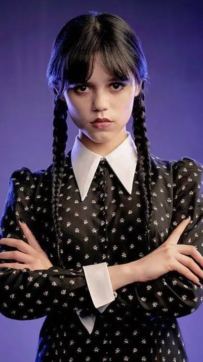 ai character: Wednesday Addams background
