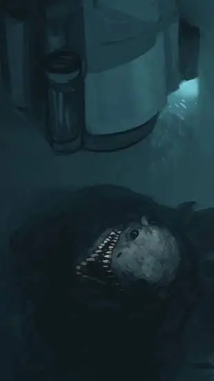ai character: Godzilla? background
