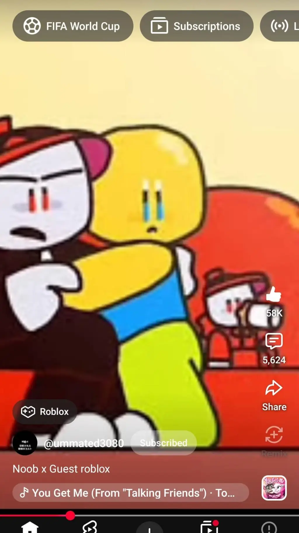 ai character: Noob and guest background