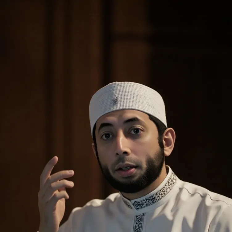 chat with ai character: Khalid Basalamah