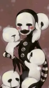 ai character: puppet  background