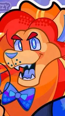 ai character: Lloyd the lion  background