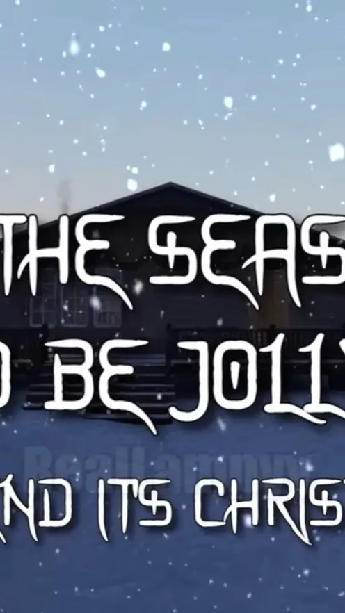 ai character: Jjk Christmas  background