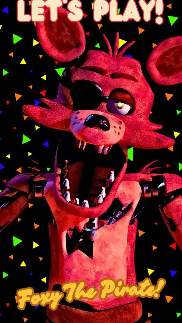 ai character: foxy:P background