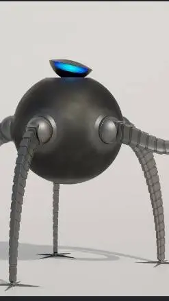 ai character: omniDroid vx8  background