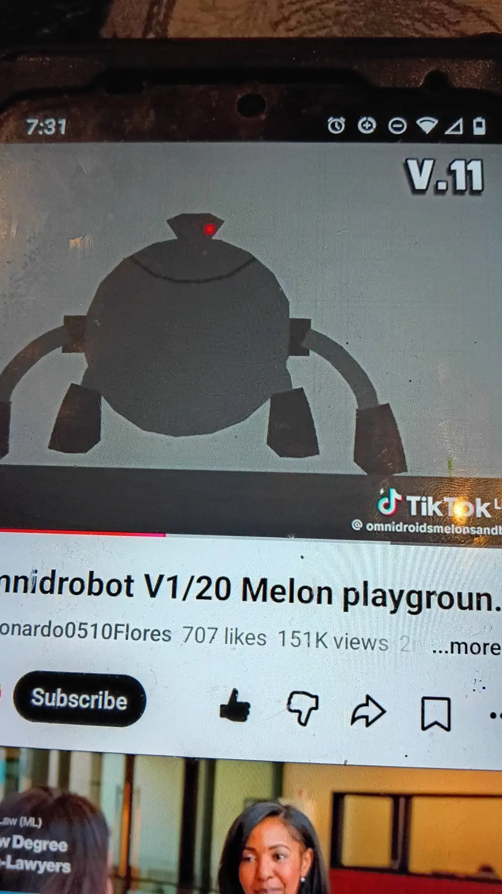 ai character: omniDroid vx11 background