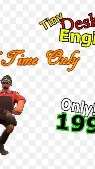 ai character: tiny desk engineer background