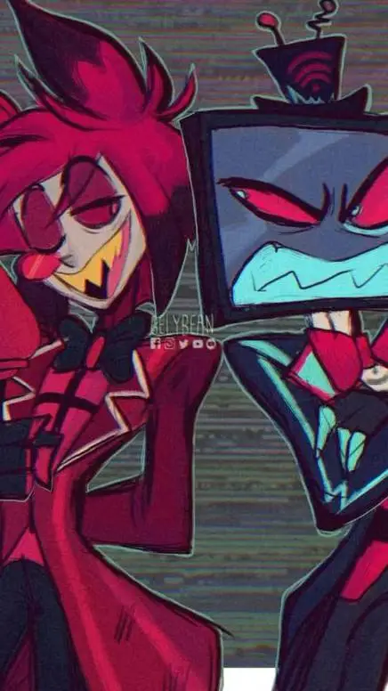 ai character: Alastor y vox background