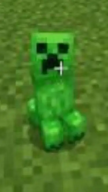 ai character: baby creeper background