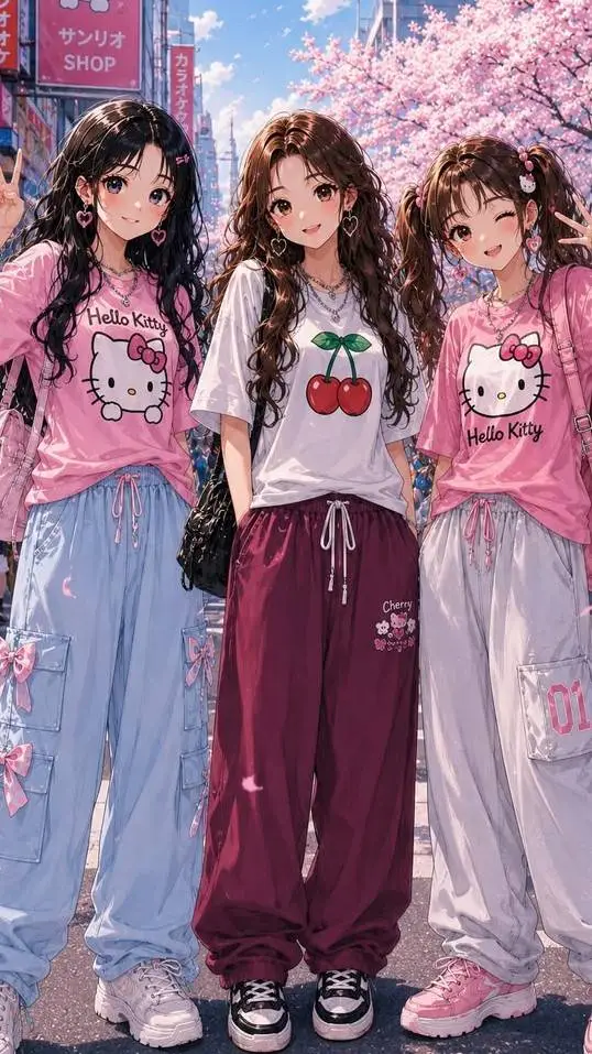 ai character: Les trois amies background