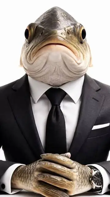 ai character: Homme Poisson background
