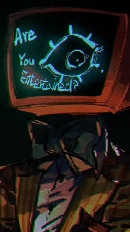 ai character: 📺Vee version 1📺 background