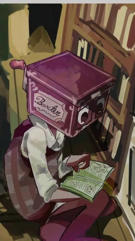 ai character: 🎶📦Boxten📦🎶 background