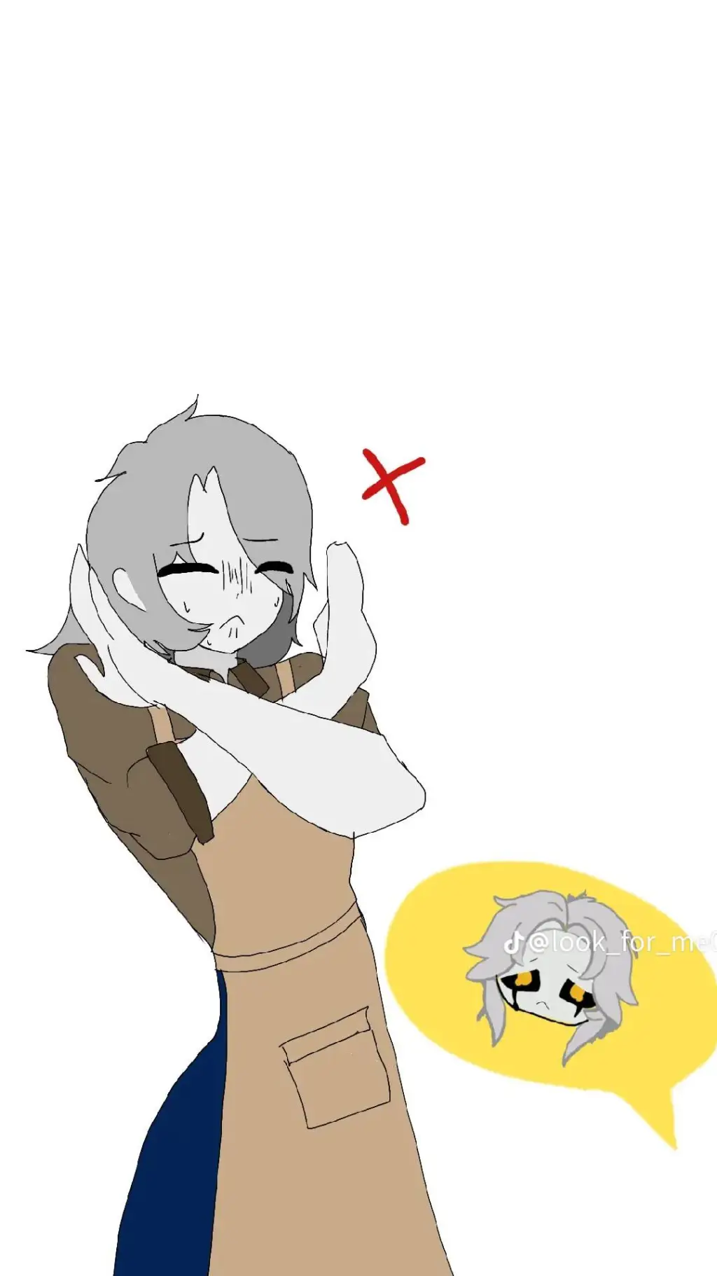 ai character: Pierrot Rejection😭 background
