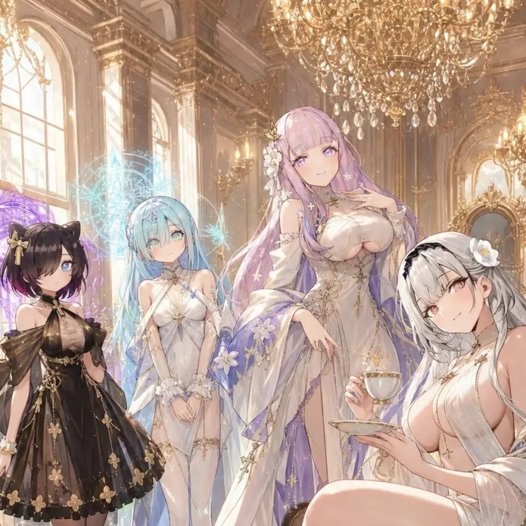 chat with ai character: 4 déesses 