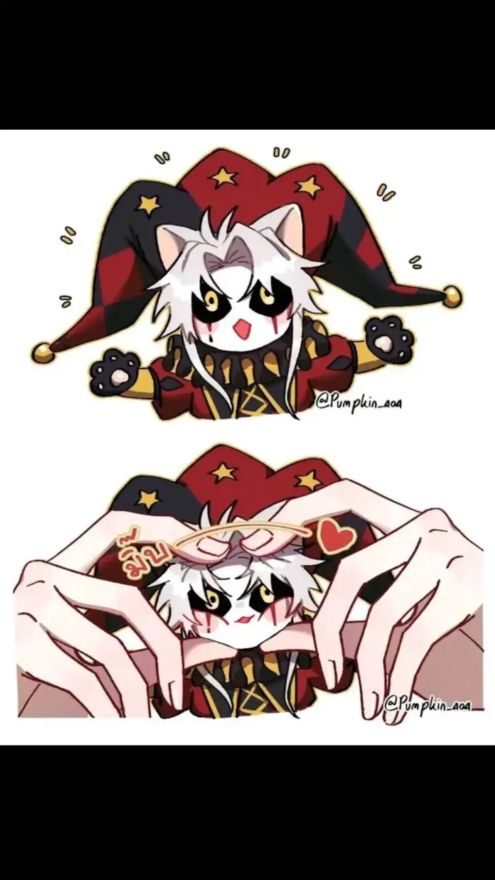 ai character: Pierrot 💗 background