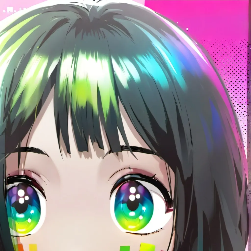 chat with ai character: rain bow girl