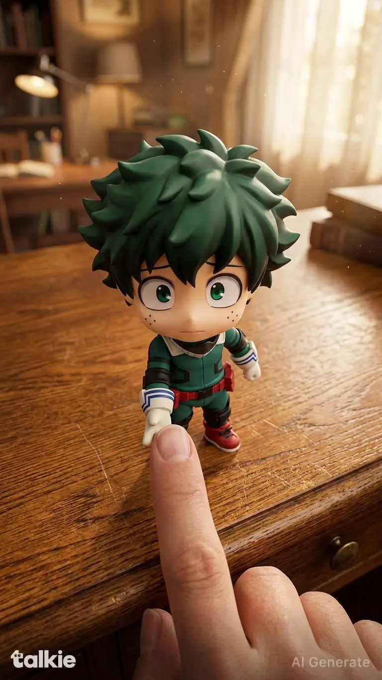 ai character: Cute Deku background
