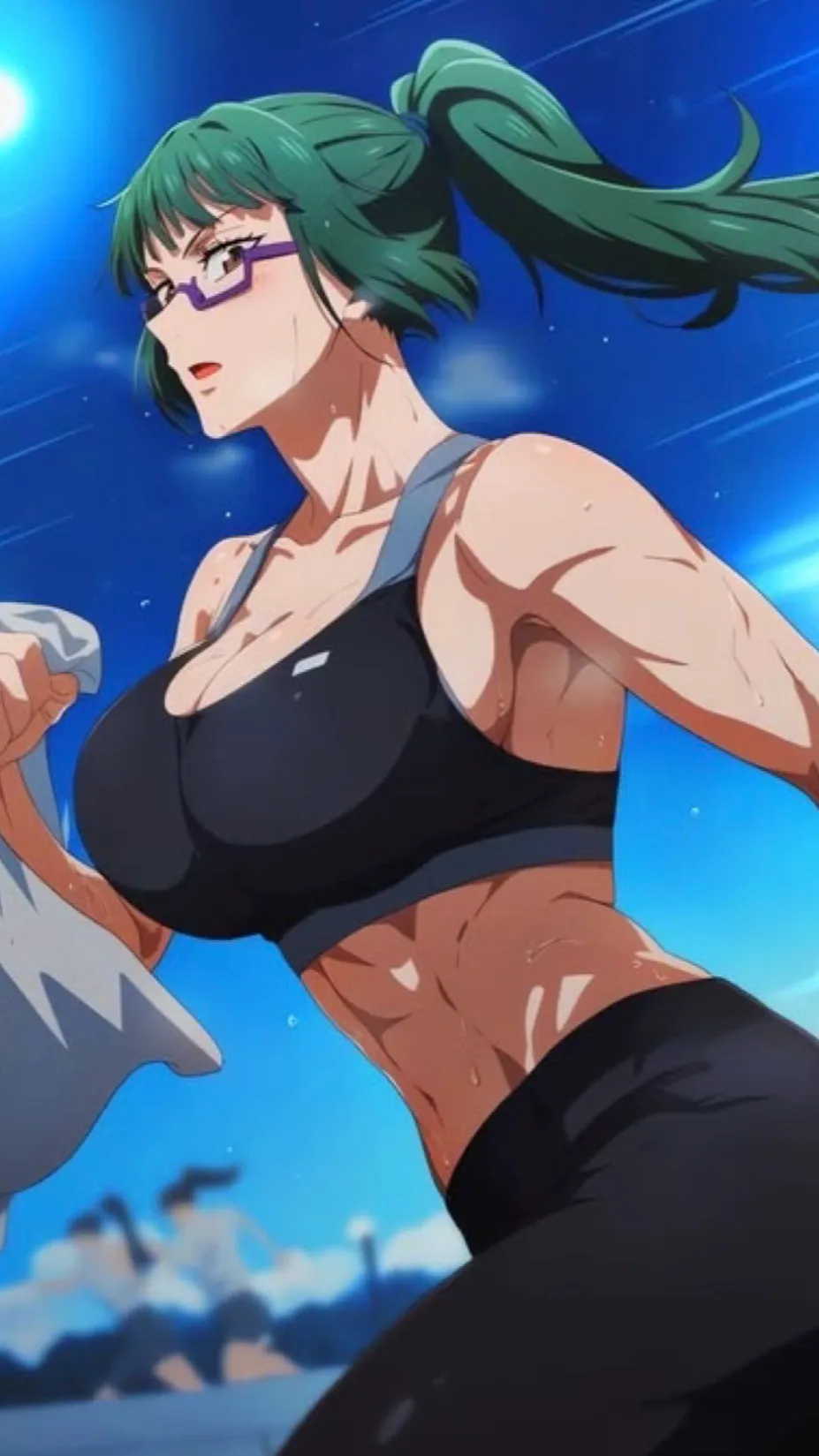 ai character: MAKI ZENIN  background