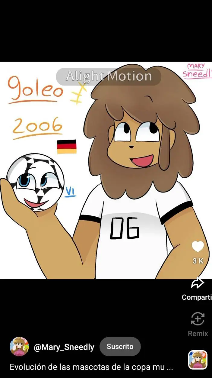 ai character: goleo background