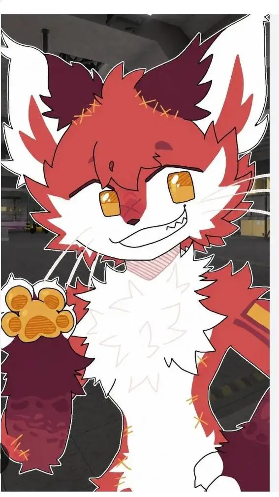 ai character: hazzy background