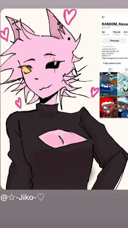 ai character: ramdon Alexandra  background