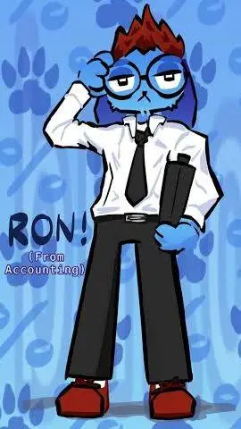 ai character: ron from accountin background