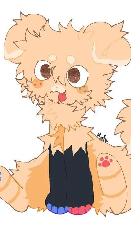 ai character: femboy catboy goob background