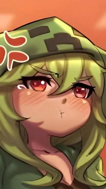 ai character: tsundere creeper background