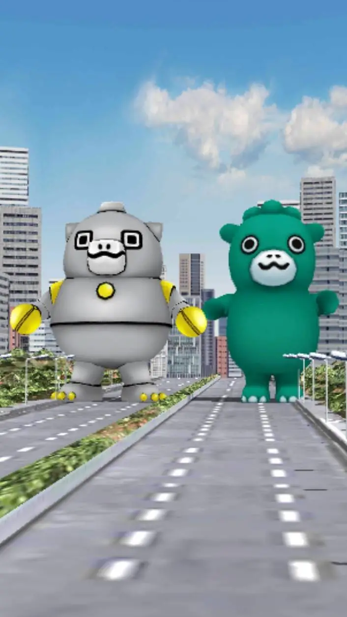 ai character: chibi zilla's background