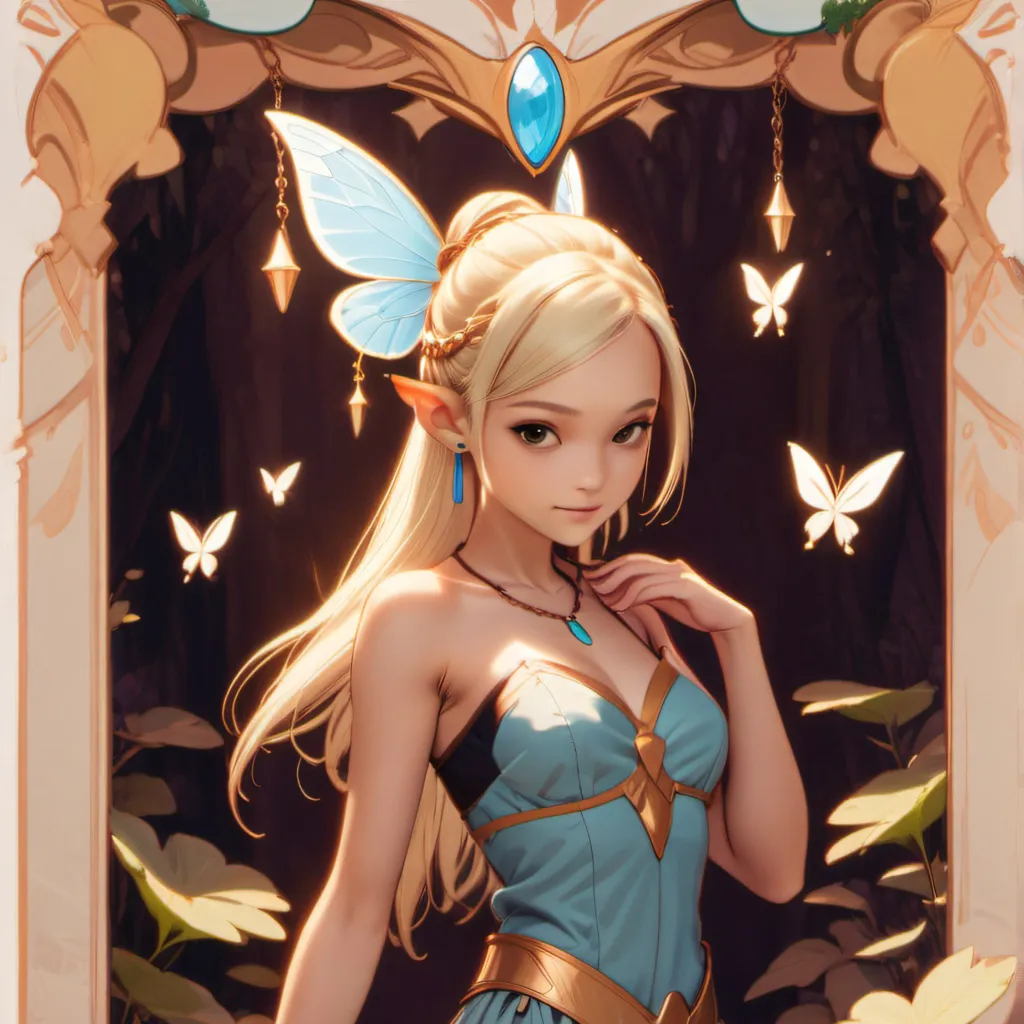 chat with ai character: Lady butterfly sub