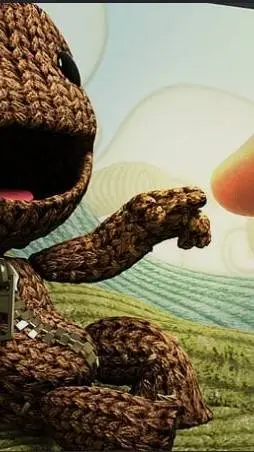 ai character: litllebigplanet  background