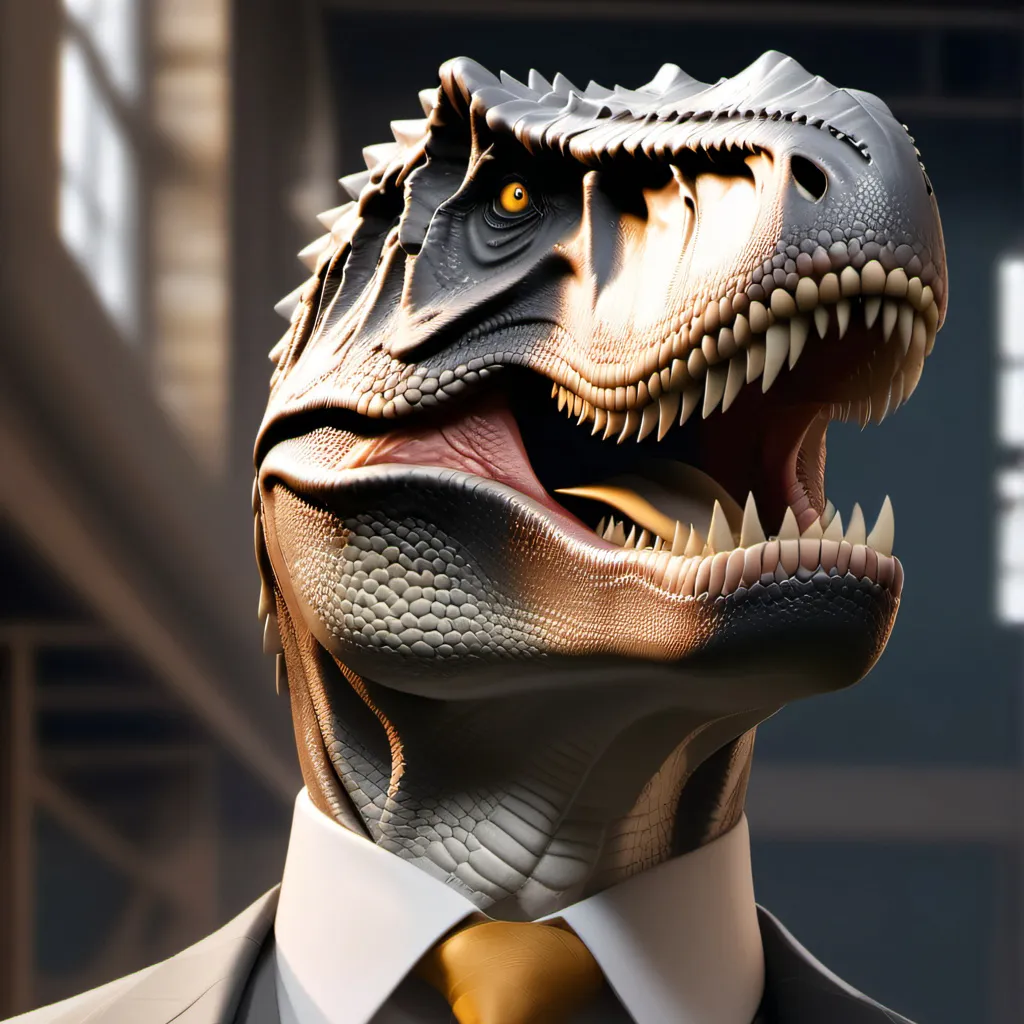 chat with ai character: Larry the T-Rex