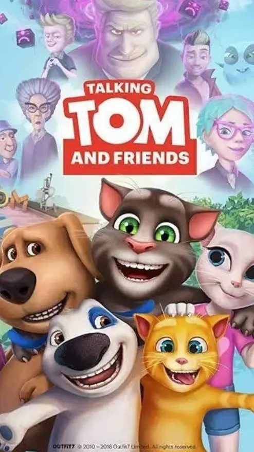 ai character: Talking Tom background
