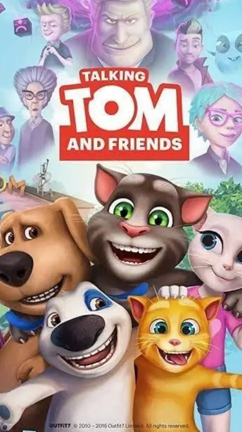 ai character: Talking Tom Gamble background