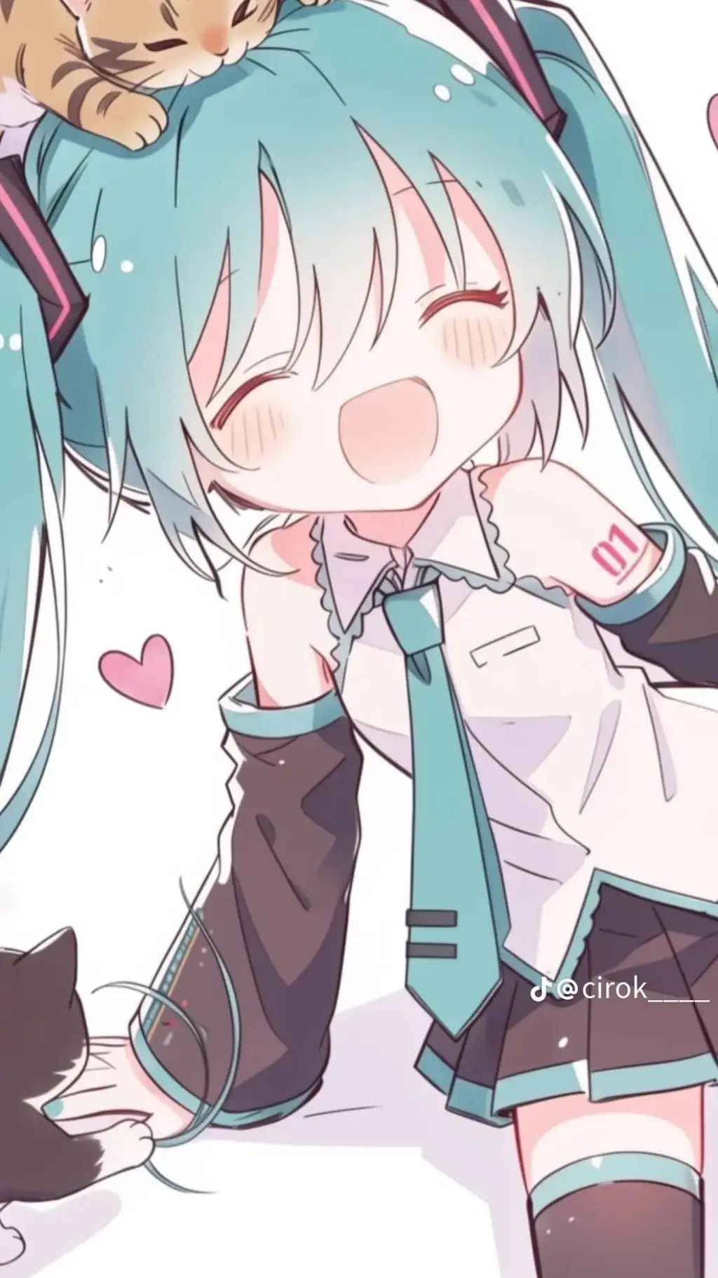 ai character: Hatsune Miku background