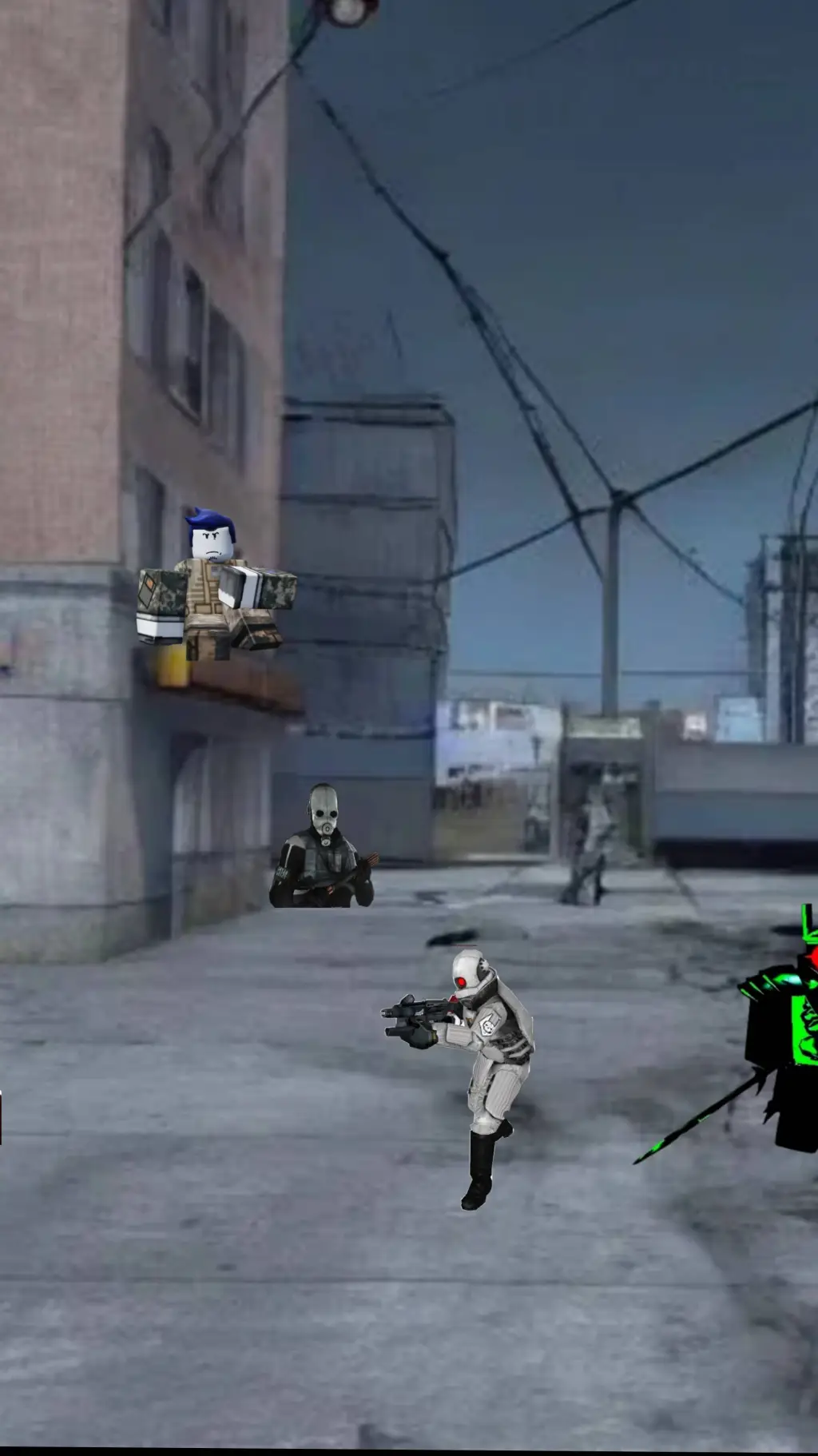 ai character: City 17 background