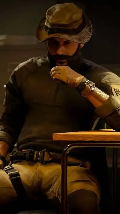 ai character: John Price  background