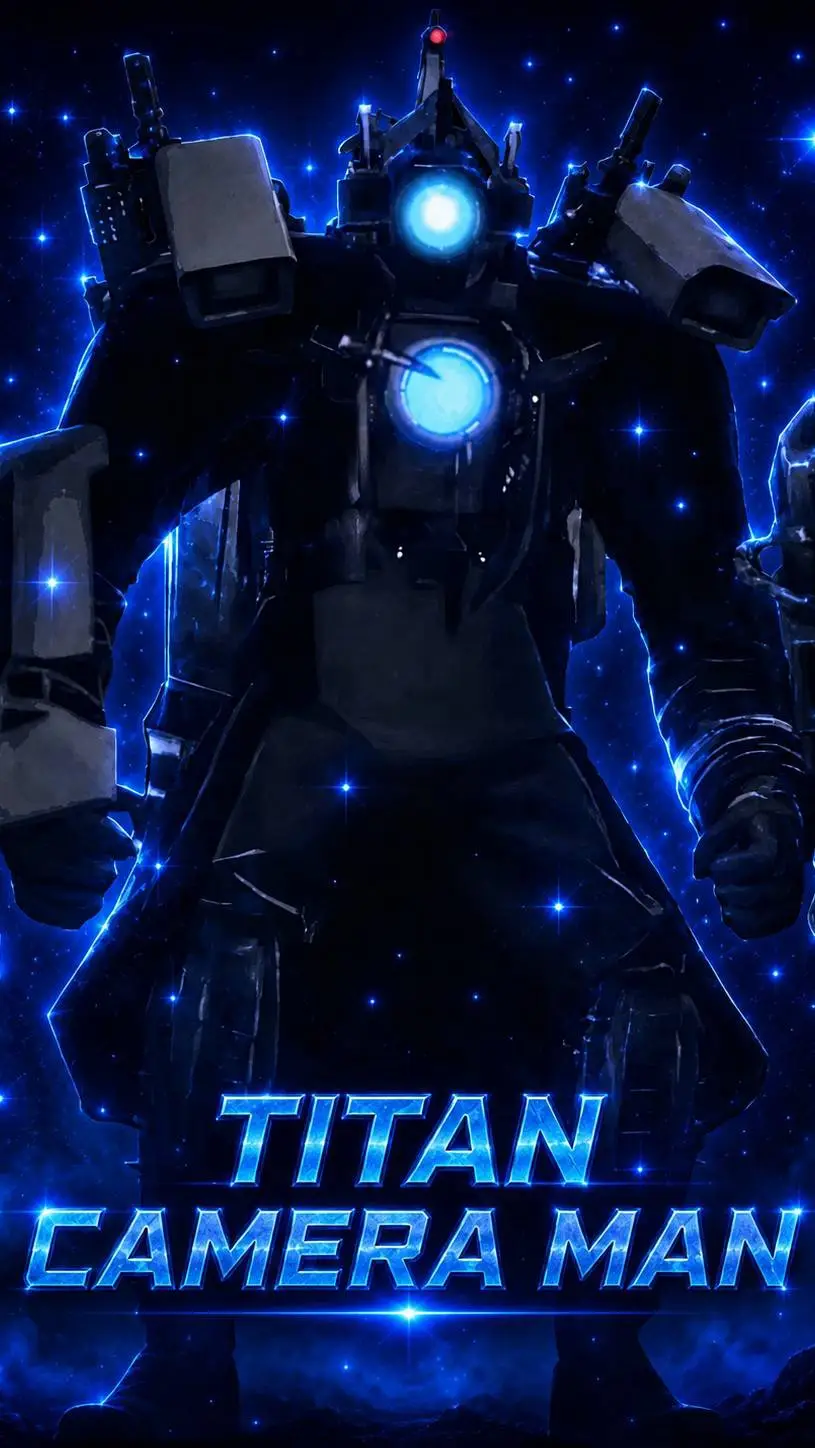 ai character: Titan camera man background