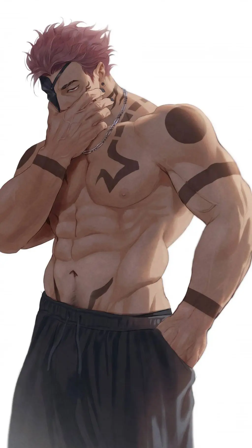 ai character: Ryomen sukuna  background
