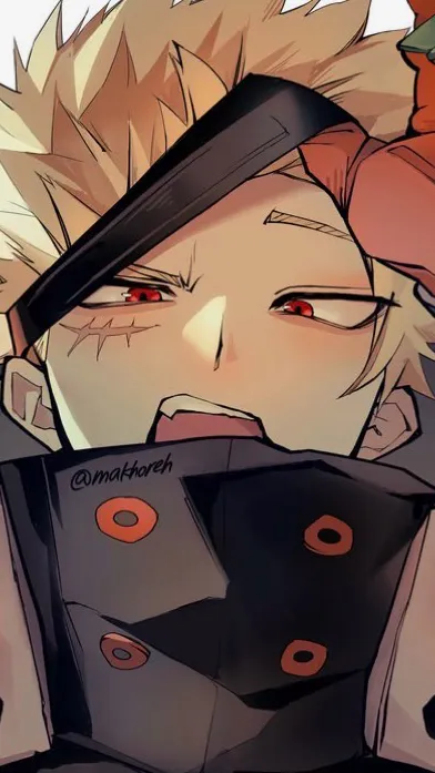 ai character: Katsuki bakugo  background