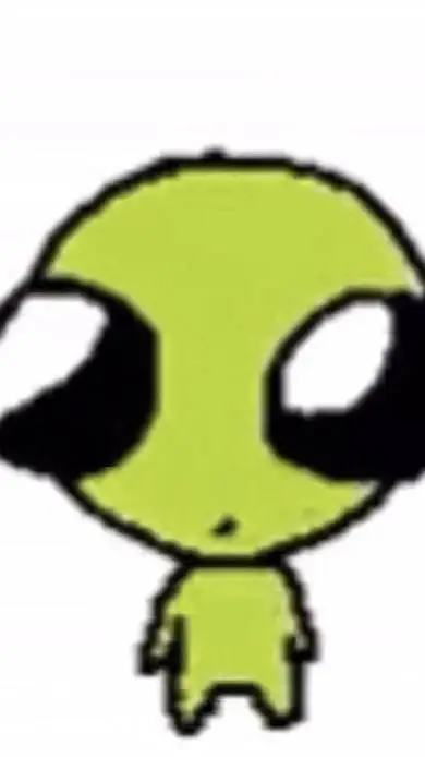 ai character: alien 👾 simpático background