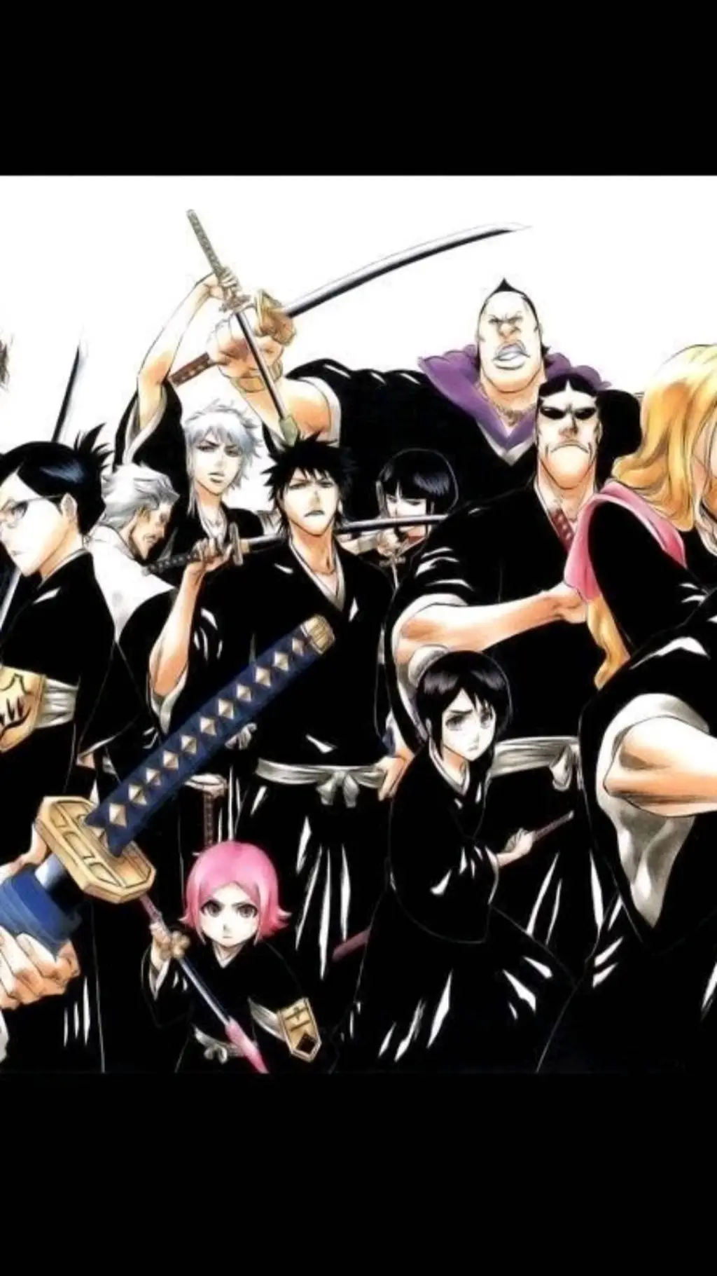 ai character: Bleach Liutenants background