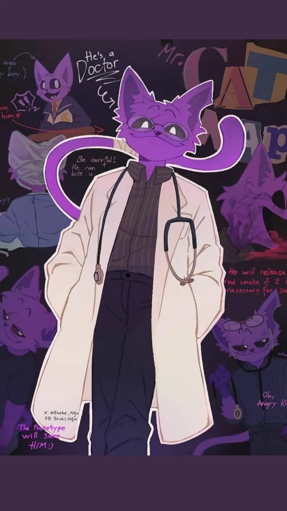 ai character: Doctor Catnap background