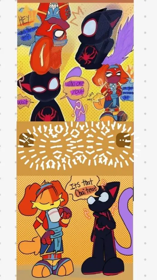 ai character: Catnap and Dogday background